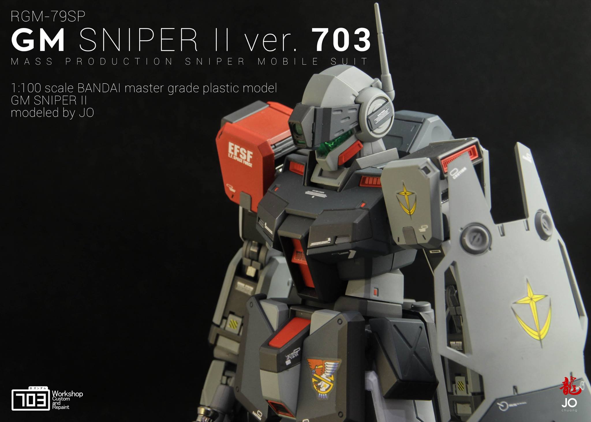 For Bandai MG 1/100 RGM-79SP GM SNIPER II GUNDAM Modify Armor Etch Upgrade 