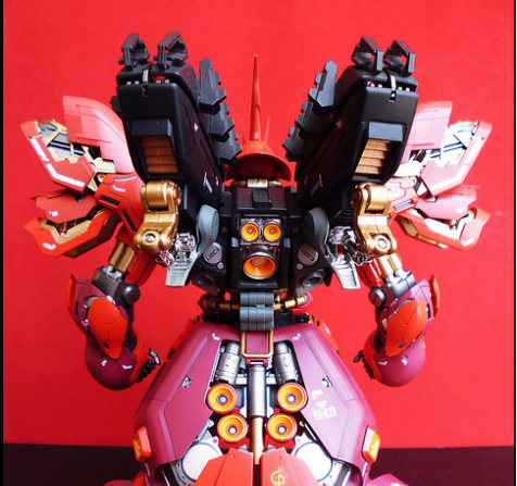 Master Grade Sazabi Ver Ka Custom “Back Pack” Project by Anazasi Custom